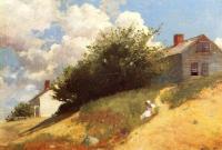 Homer, Winslow - Houses on a Hill